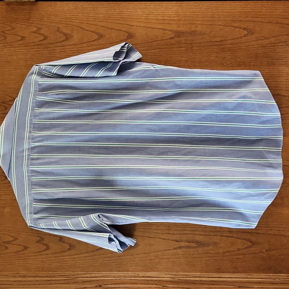 Vintage Towncraft Men's Size 15 1/2 Striped sportshirt - Picture 4 of 6